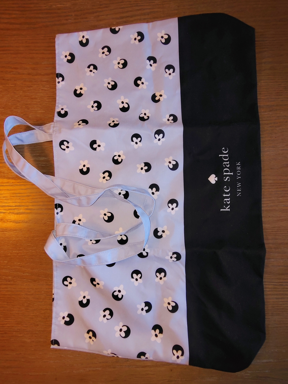 NWOT Kate Spade Large Floral Dot Print Beach Market Canvas Tote Bag